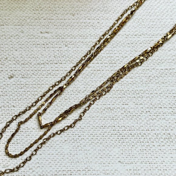 Stella & Dot Long Gold Essential Layering Necklace - Picture 2 of 5